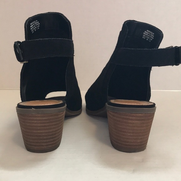 Crown Vintage Bresolin Black Suede Sandal Bootie - Picture 5 of 7